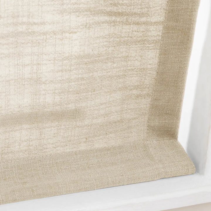 Tallis Linen Plain Roman Shade Cordless