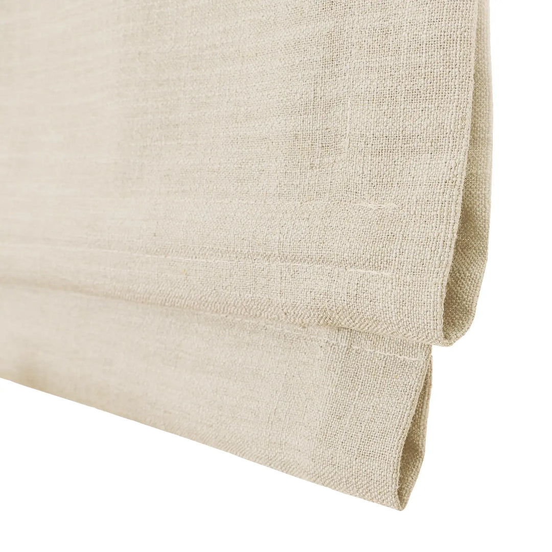 Tallis Linen Plain Roman Shade Cordless