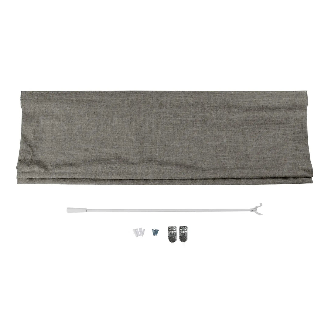 Tallis Linen Plain Roman Shade Cordless