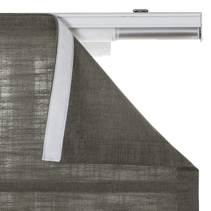 Tallis Linen Plain Roman Shade Cordless