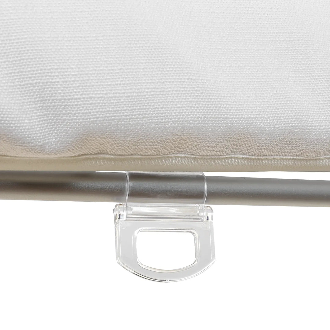 Tallis Linen Plain Roman Shade Cordless