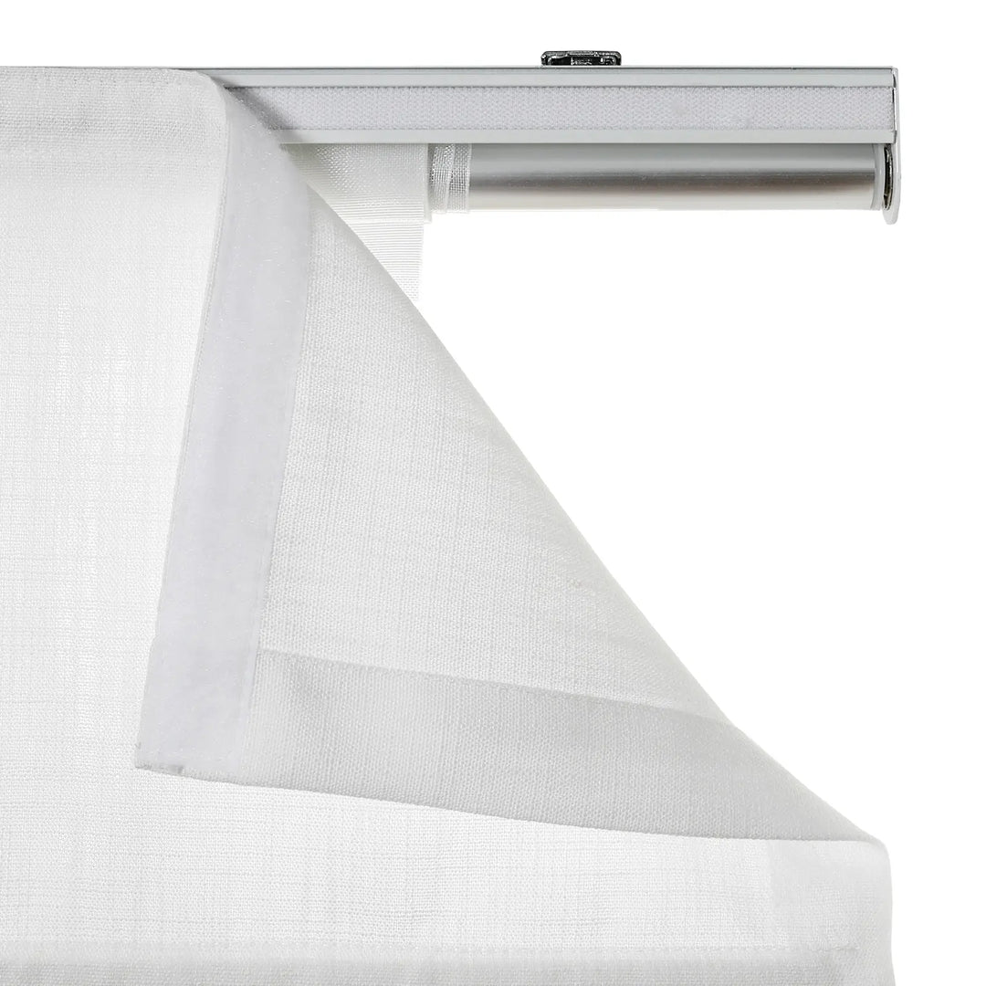 Tallis Linen Plain Roman Shade Cordless