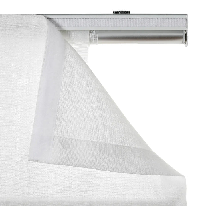 Tallis Linen Plain Roman Shade Cordless