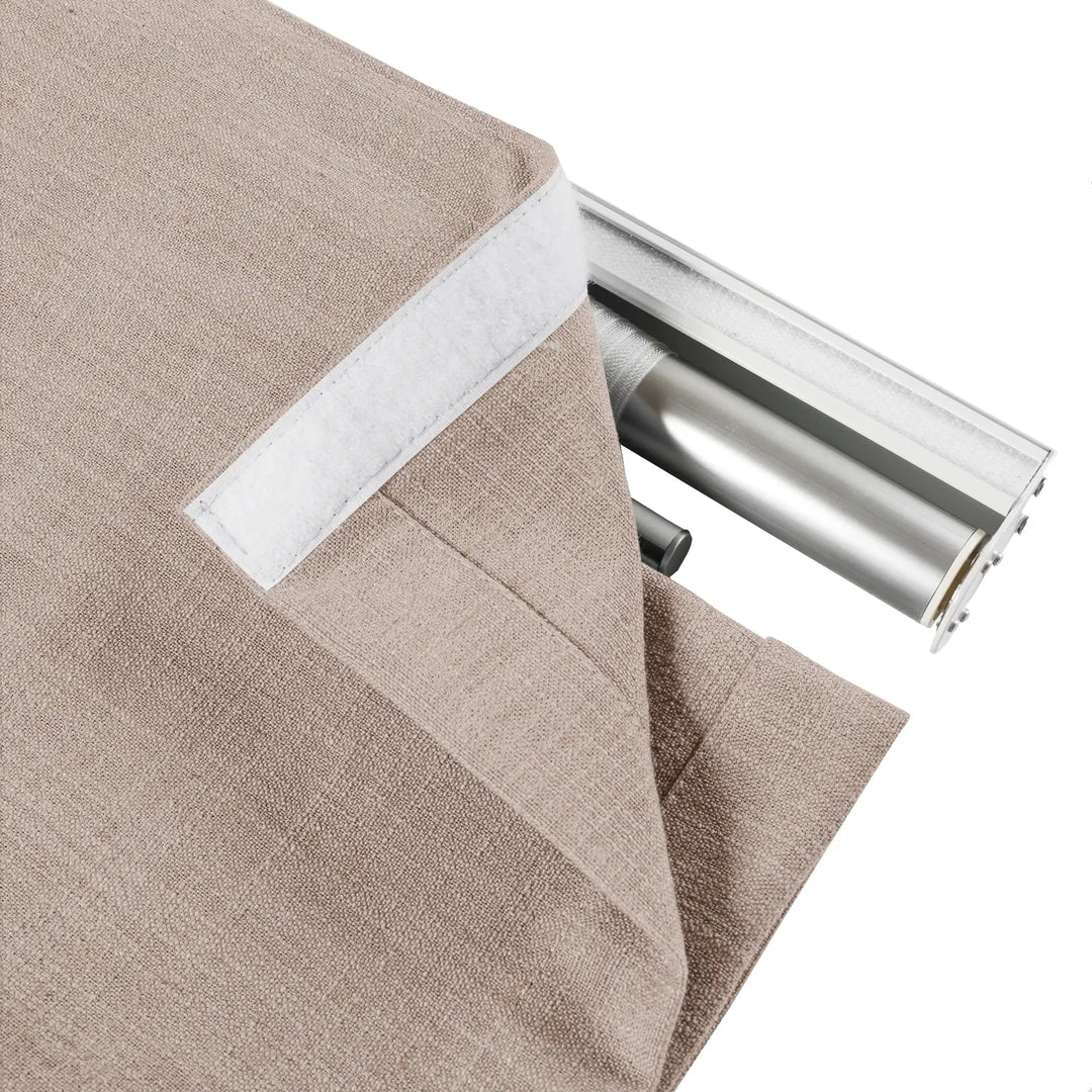 Tallis Linen Plain Roman Shade Cordless