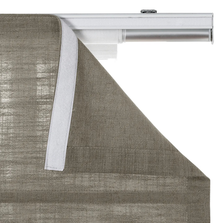 Tallis Linen Plain Roman Shade Cordless