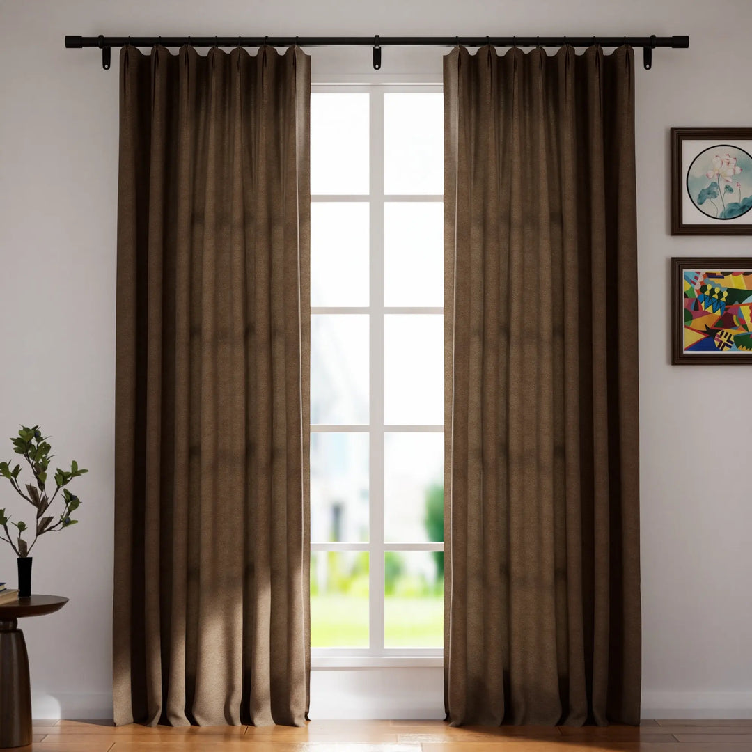 Leon Velvet Curtain Parisian Pleat