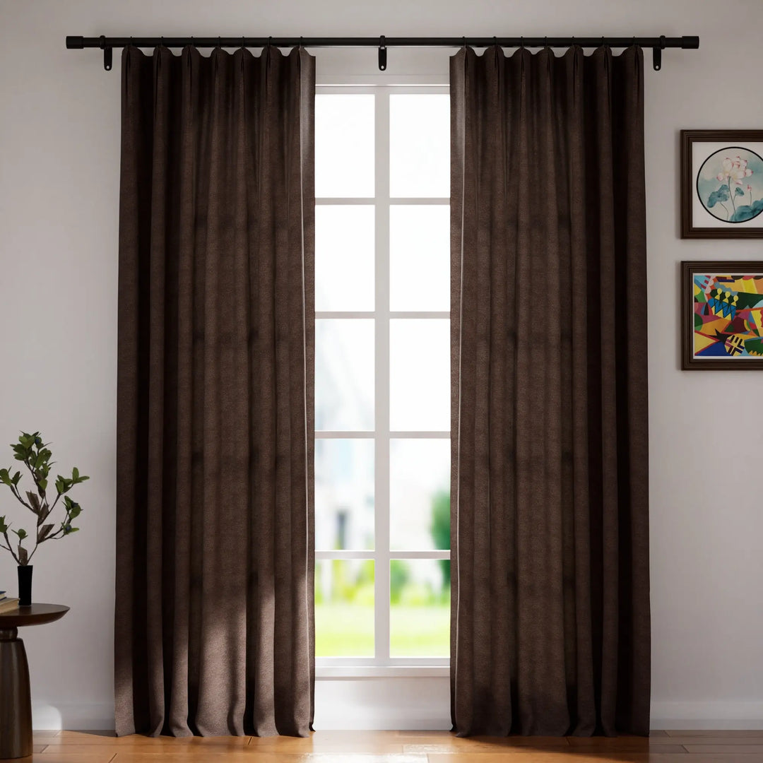 Leon Velvet Curtain Parisian Pleat