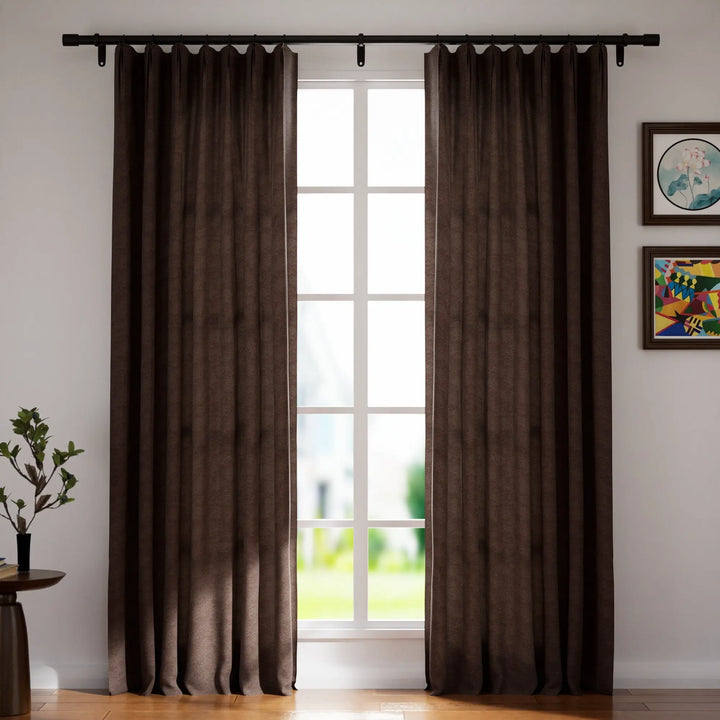 Leon Velvet Curtain Parisian Pleat