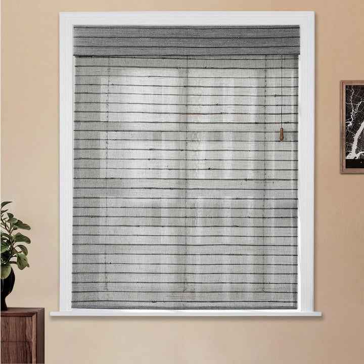 Night Neutral Ramie Woven Shade - Nightfall