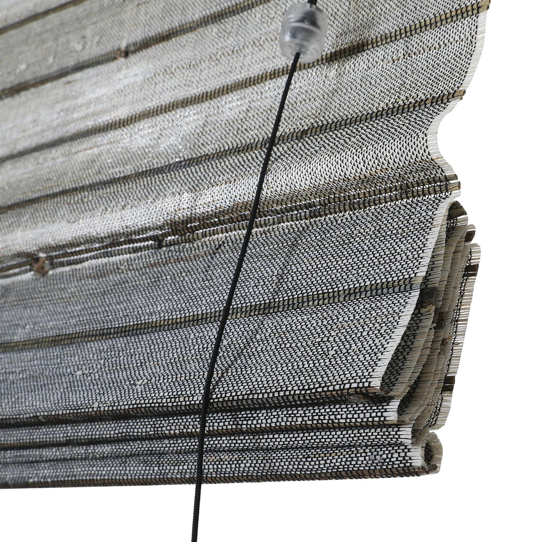 Night Neutral Ramie Woven Shade - Nightfall