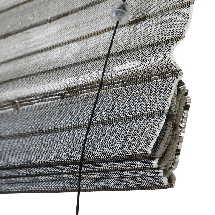 Night Neutral Ramie Woven Shade - Nightfall