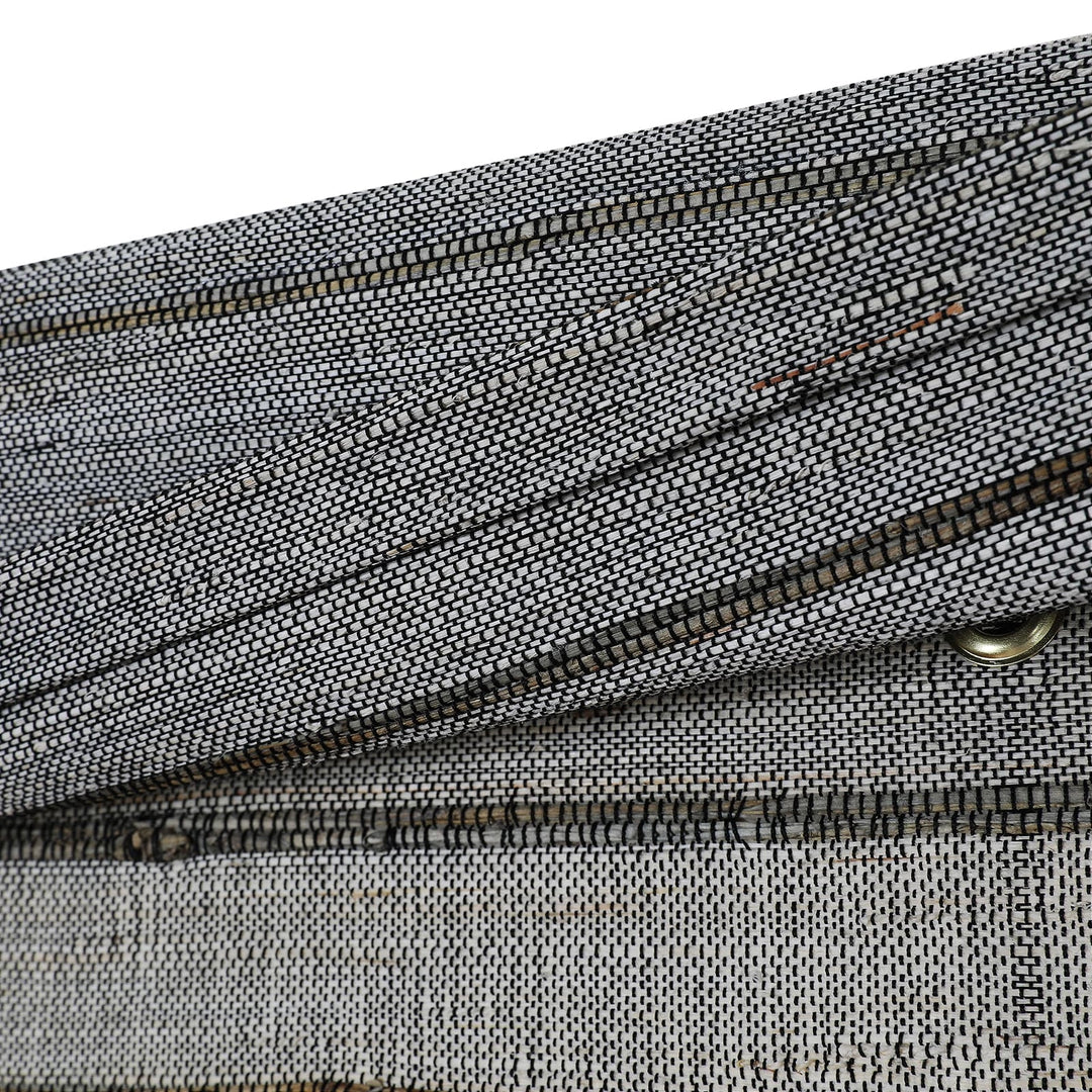 Night Neutral Woven Bamboo Shade-Nightfall