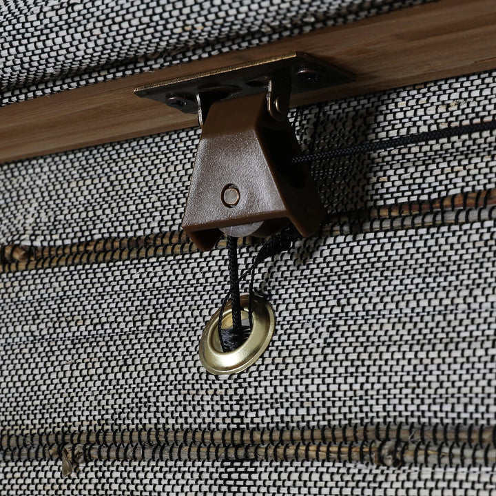 Night Neutral Ramie Woven Shade - Nightfall