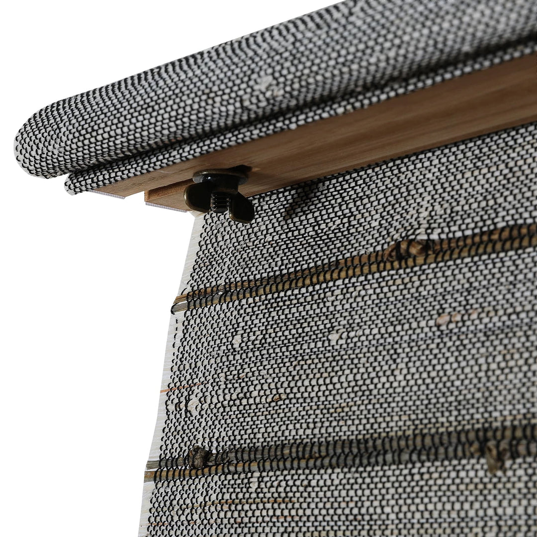 Night Neutral Woven Bamboo Shade-Nightfall