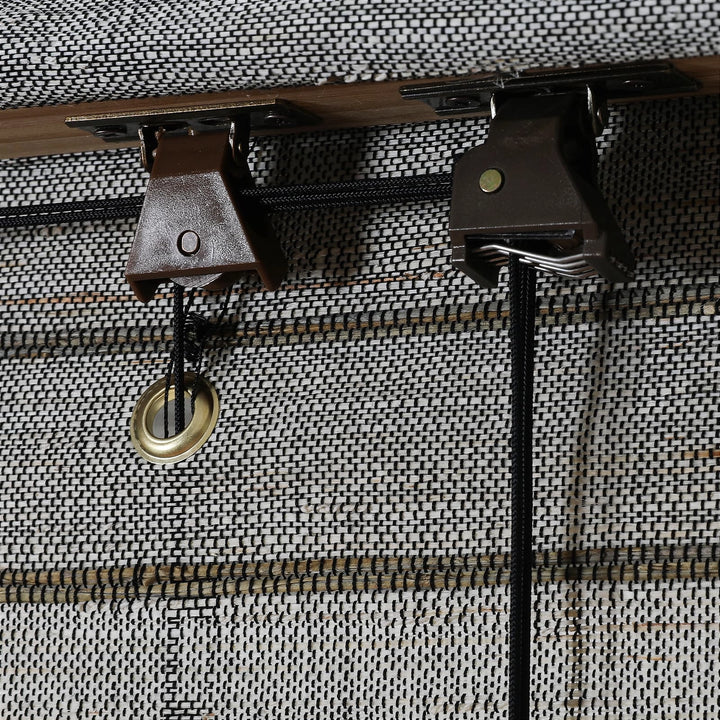 Night Neutral Ramie Woven Shade - Nightfall