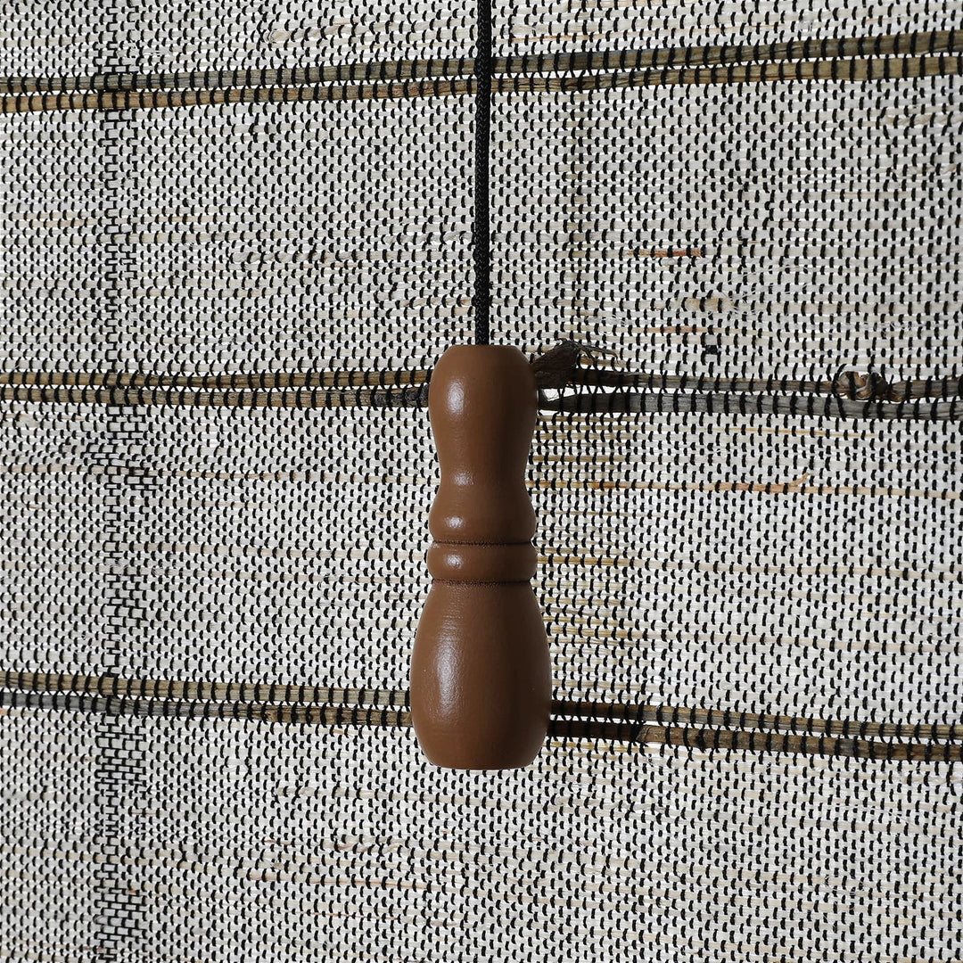 Night Neutral Ramie Woven Shade - Nightfall