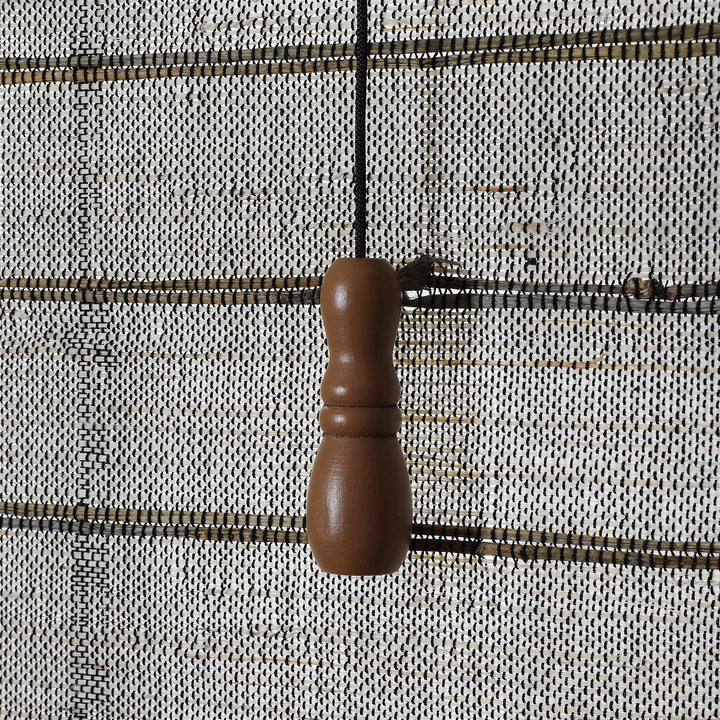 Night Neutral Ramie Woven Shade - Nightfall