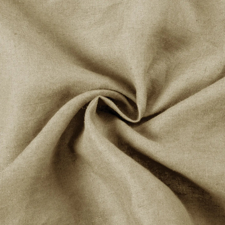 Tonia 100% Linen Curtains Pinch Pleat