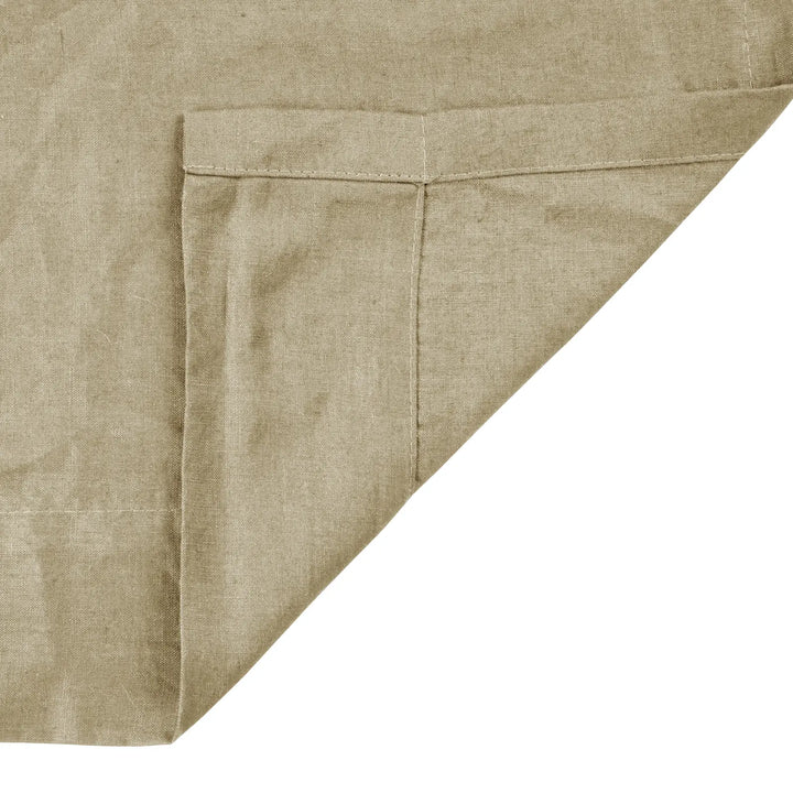 Tonia 100% Linen Curtains Pinch Pleat