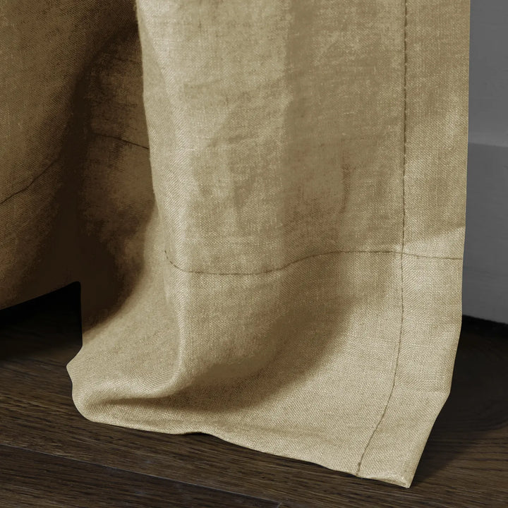 Tonia 100% Linen Curtain French Pleat