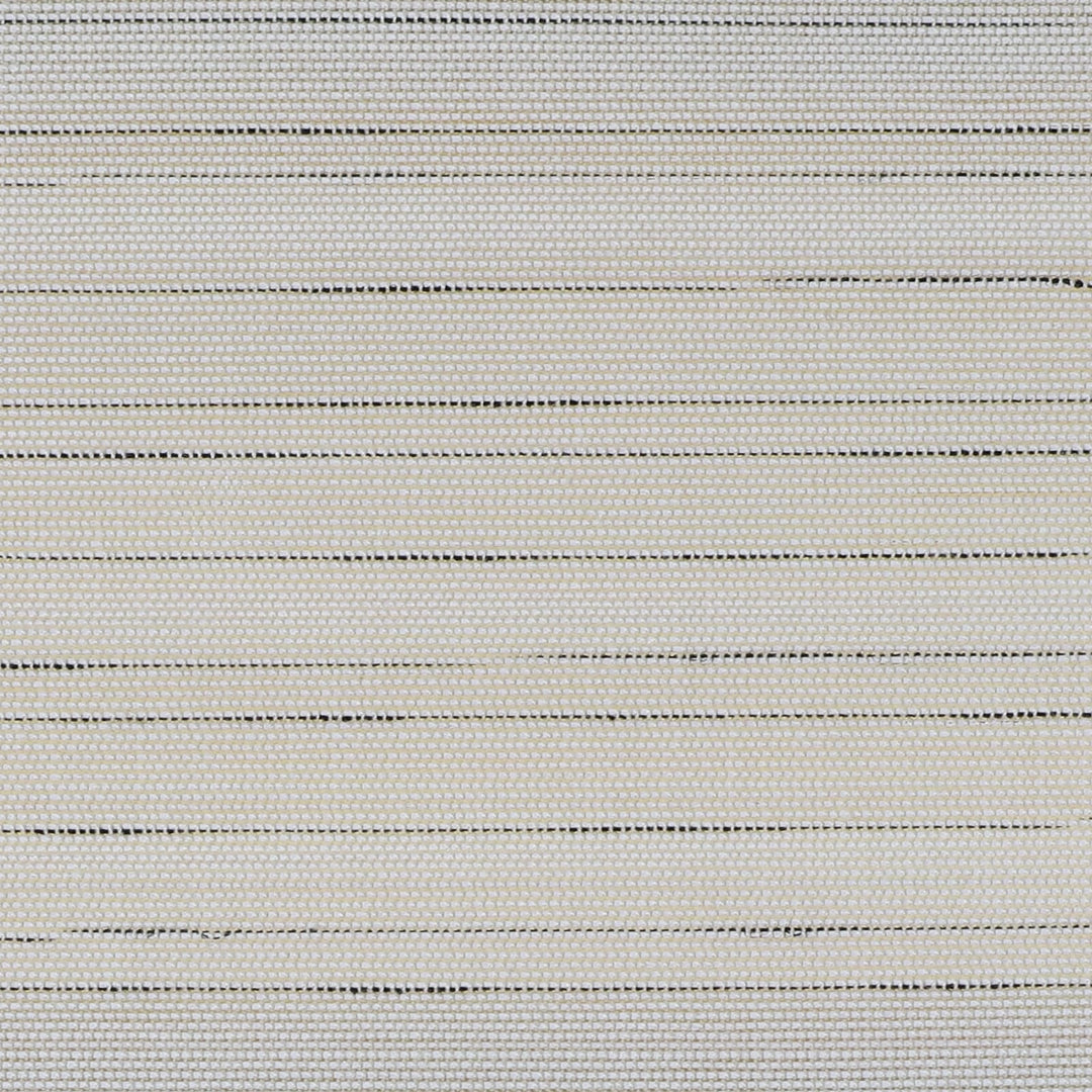 Rain Neutral Flax Woven Wood Shade - Pearl White