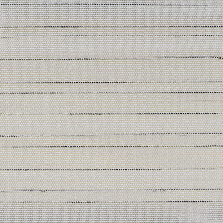 Rain Neutral Flax Woven Wood Shade - Pearl White