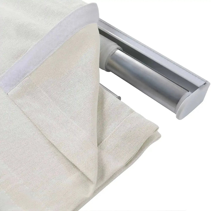 Doreen Linen Herringbone Cordless Plain Roman Shade