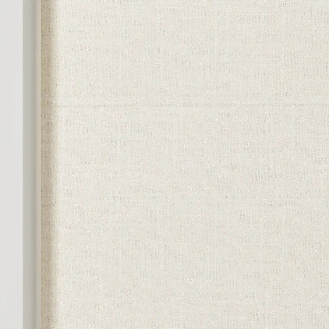 Jair Linen Valanced Day Night Roman Shade Cord Lift White Detail - ChadMade