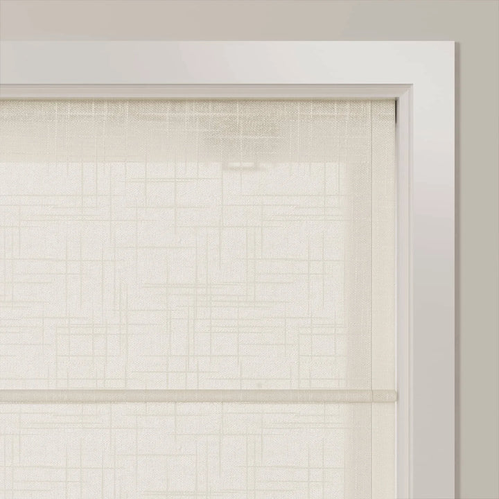 Jair Linen Front Slat Cordless Roman Shades