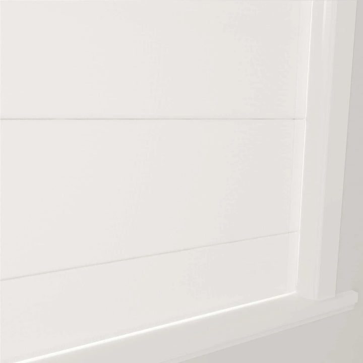 Darcy Back Slat Cordless Roman Shades Optic White - ChadMade