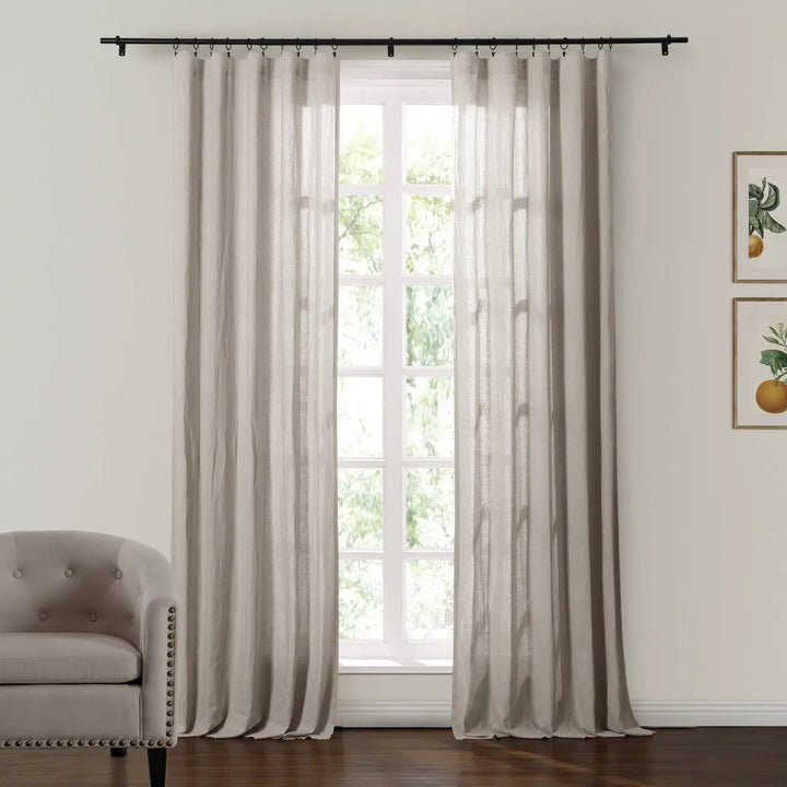 Doreen Linen Cotton Curtain 4 In 1