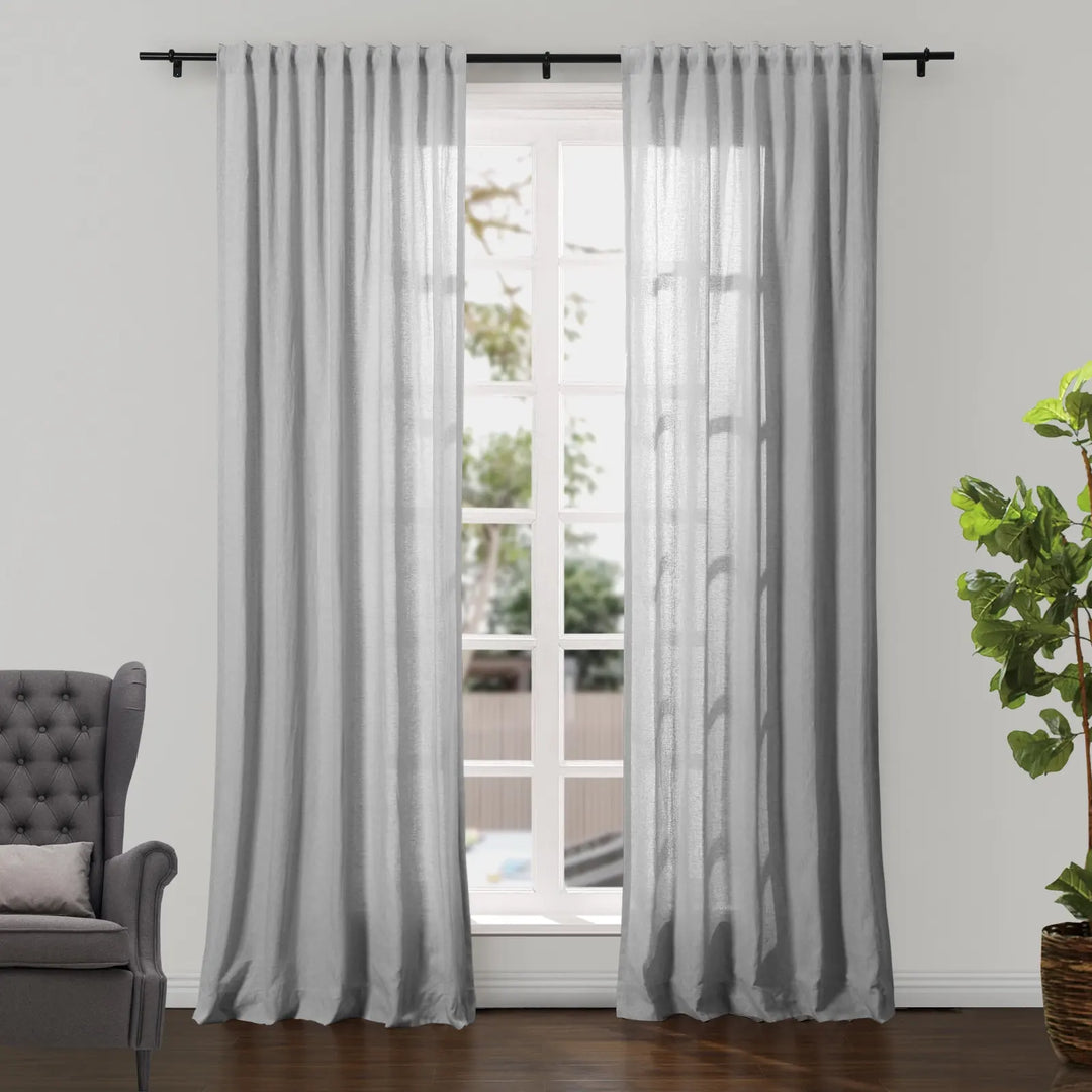Doreen Linen Cotton Curtain 4 In 1
