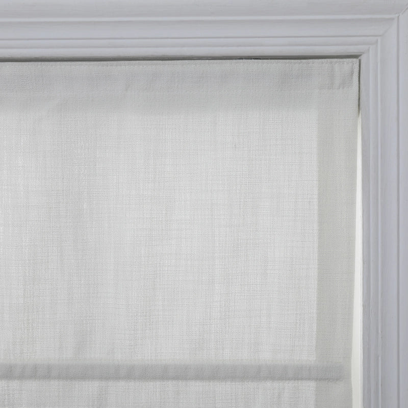 Cary Linen Cordless Plain Roman Roman Shade