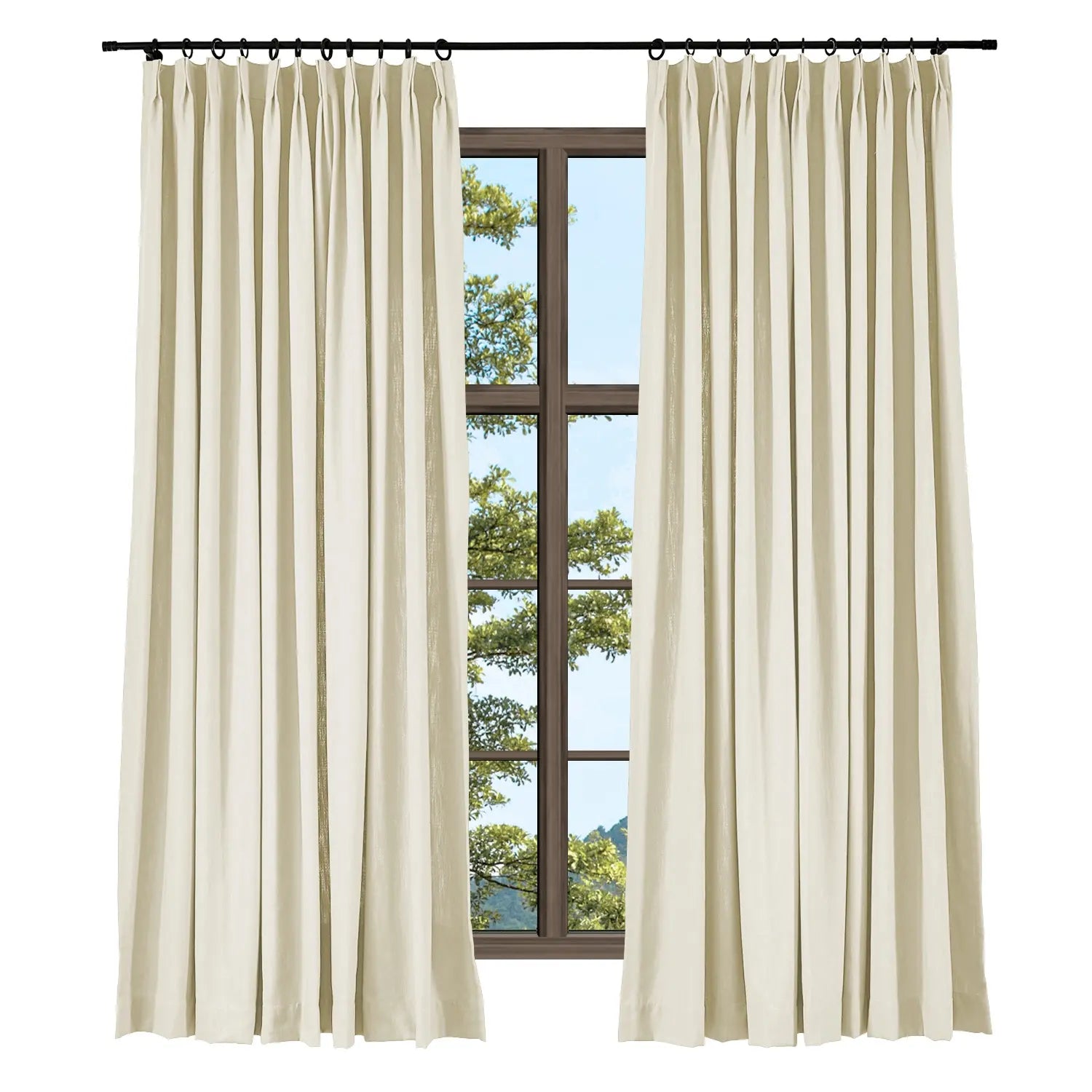 Cary Heavyweight Polyester Cotton Blend Drapery Pinch Pleat – ChadMade