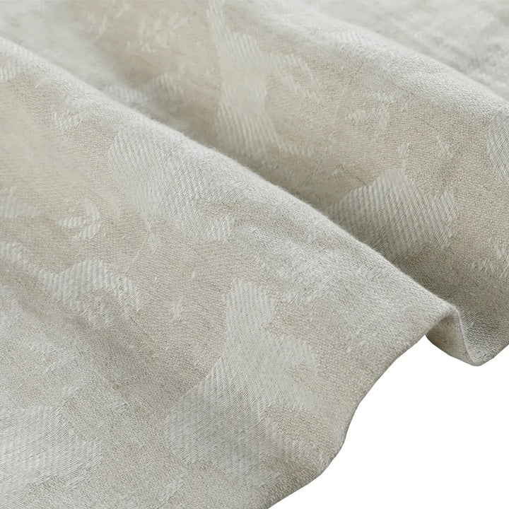 Joel 100% Linen Print Drapery French Pleat