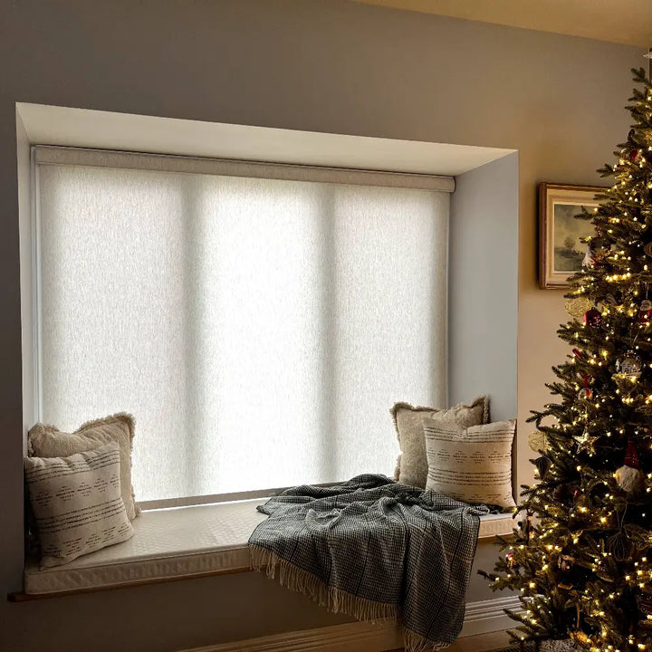 Linen Blend Cordless Roller Shades