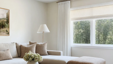 Linen Blend Cordless Roller Shades