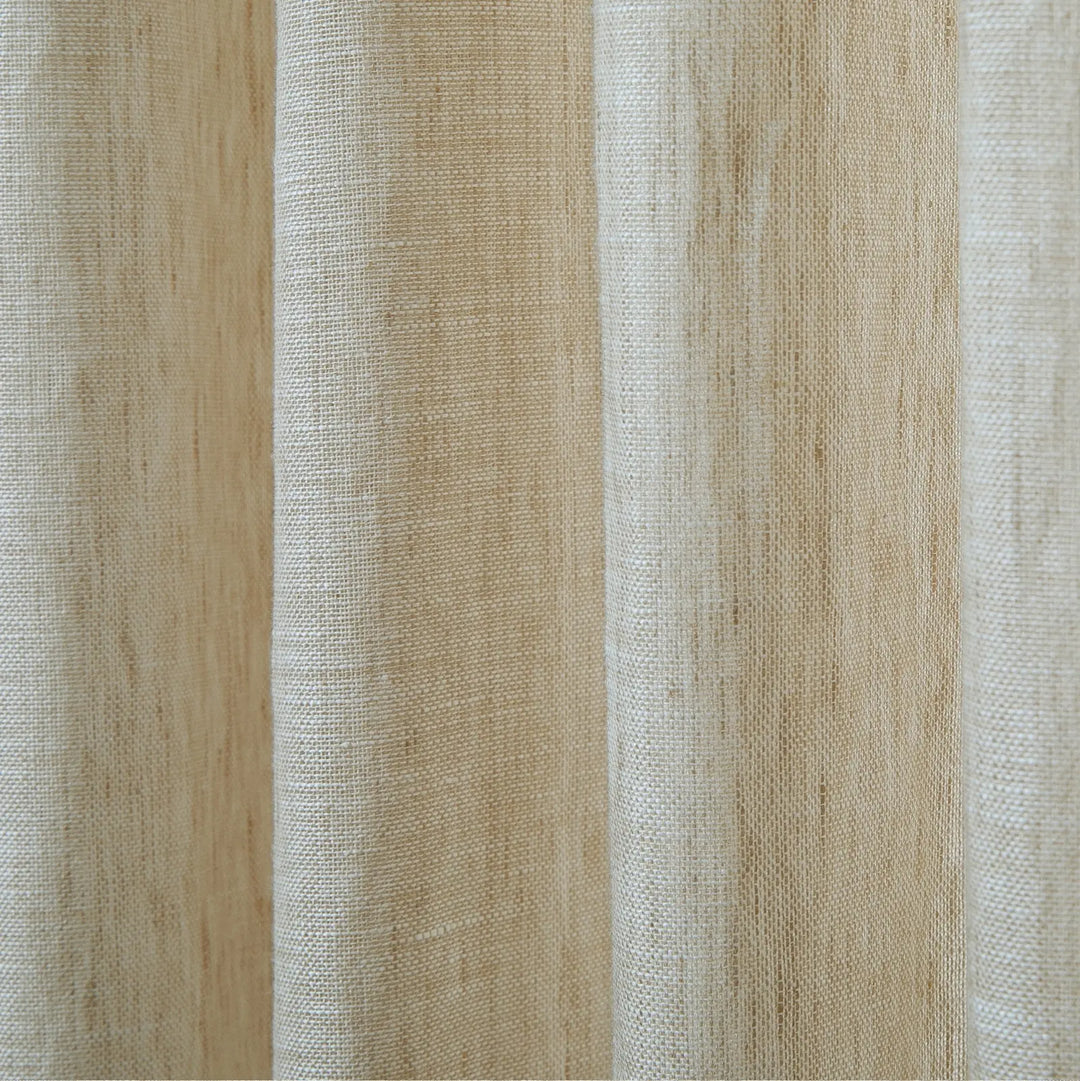 Sissy 100% Linen Curtains French Pleat