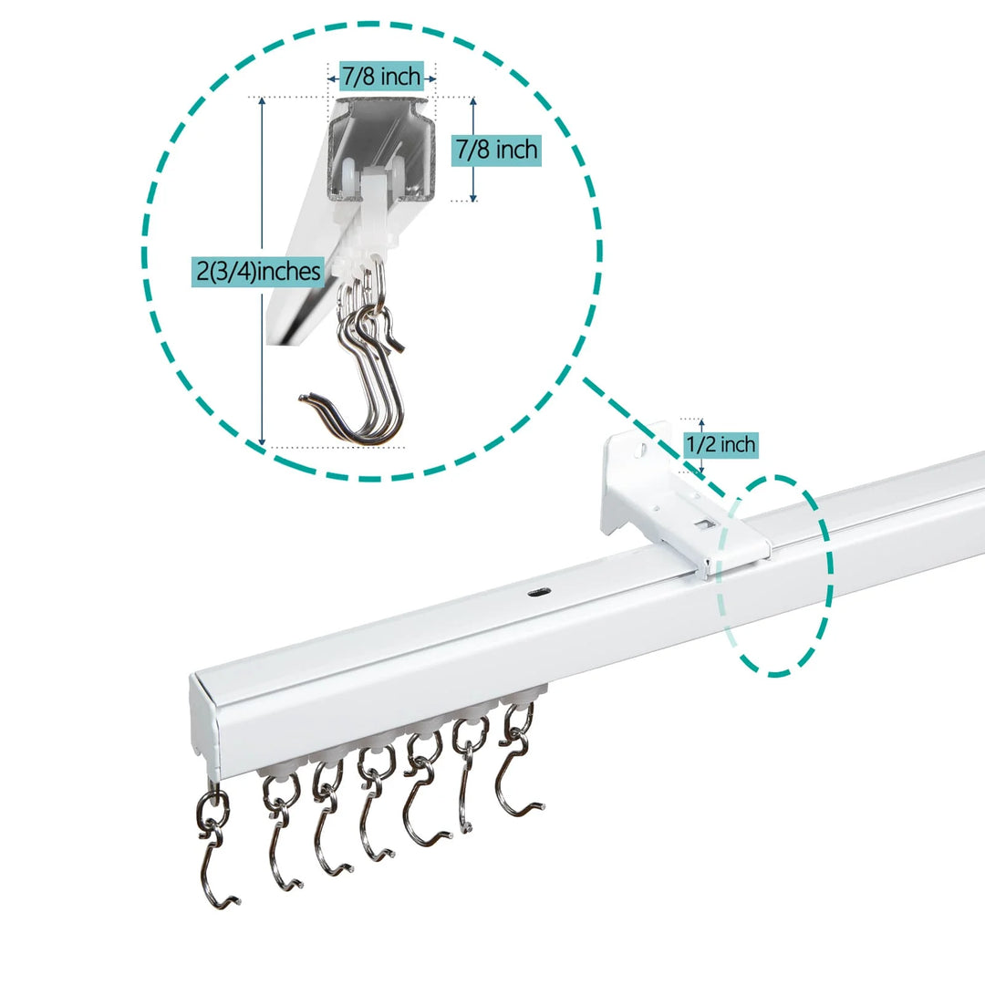 Adjustable Curtain Track Kit