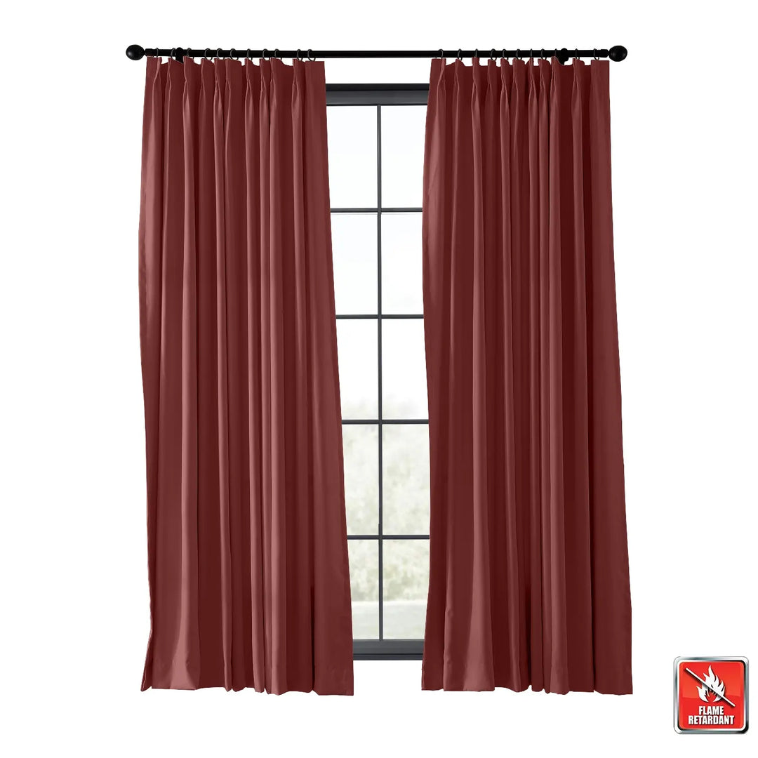 Kolin Fireproof Flame Retardant Curtain Pinch Pleat – ChadMade